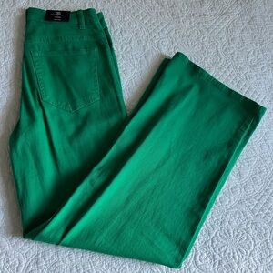 H&M Wide Leg Green Jeans